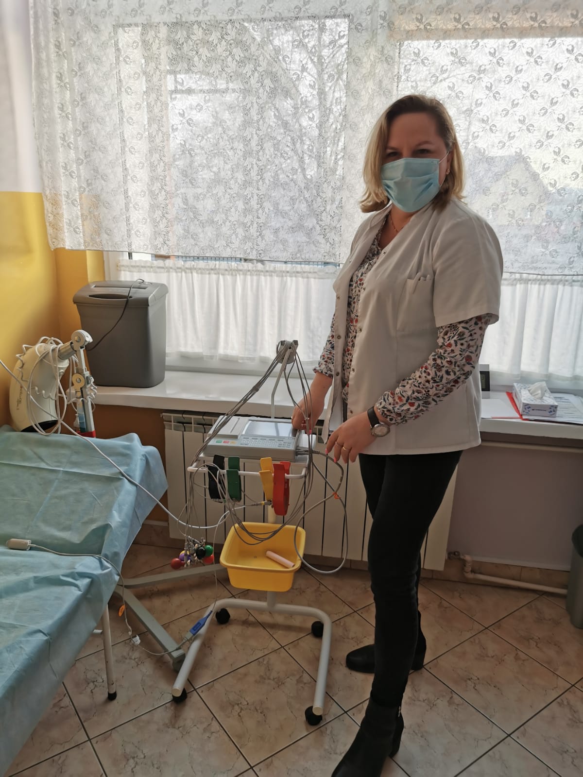 elektrokardiografy w sztabinie