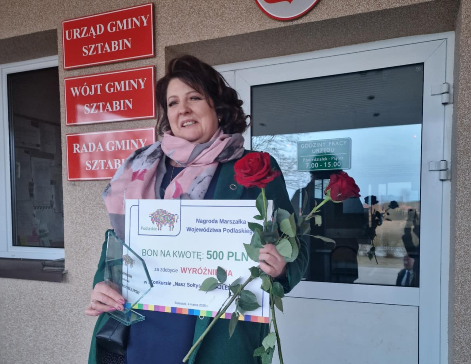 Wyróżnienie w konkursie "Nasz sołtys jest najlepszy"
4 marca Samorząd Województwa Podlaskiego wyró…