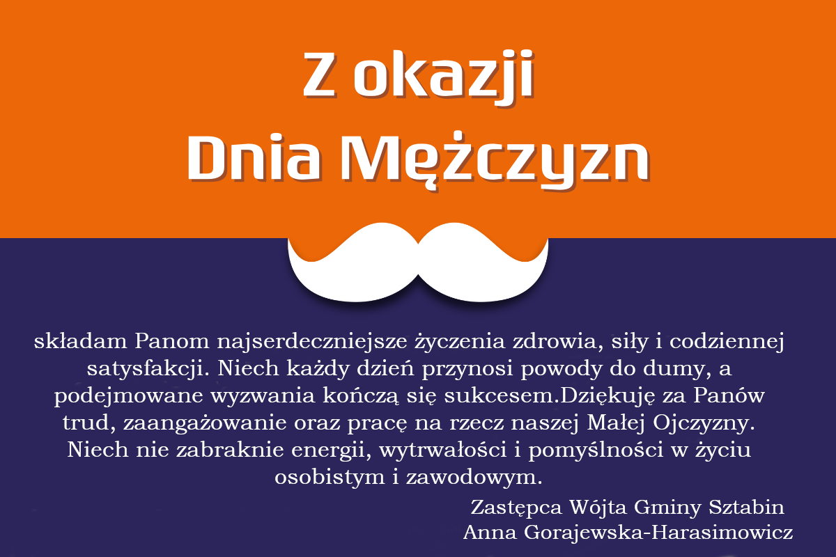 Życzenia z okazji Dnia Mężczyzny

 