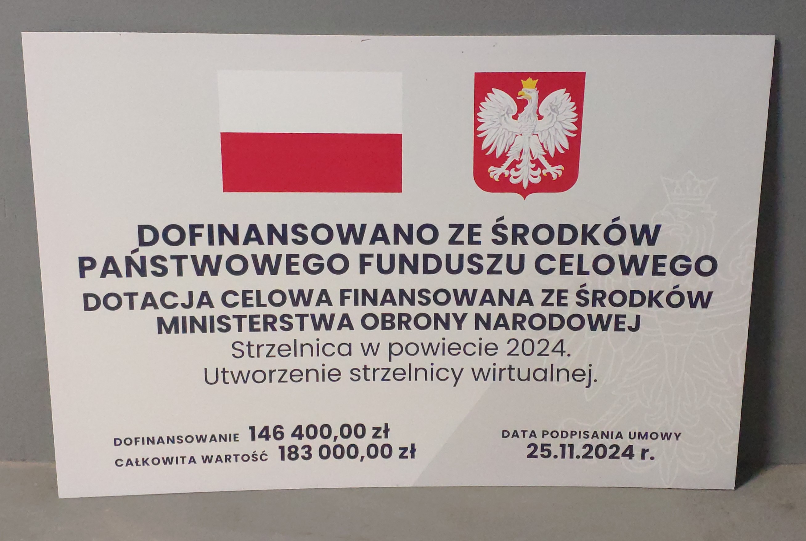 Wirtualna strzelnica w Gminie Sztabin
Decyzją Ministra Obrony Narodowej Gmina Sztabin uzyskała dof…