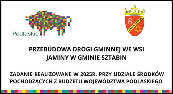 „Przebudowa drogi gminnej nr 167700B we wsi Jaminy o długości 750 mb”

Nazwa projektu: „Przebudow…