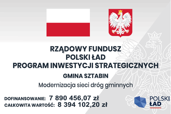 PRZEBUDOWA DRÓG W RAMACH RZĄDOWEGO FUNDUSZU POLSKI ŁAD

W październiku została zakończona realiza…