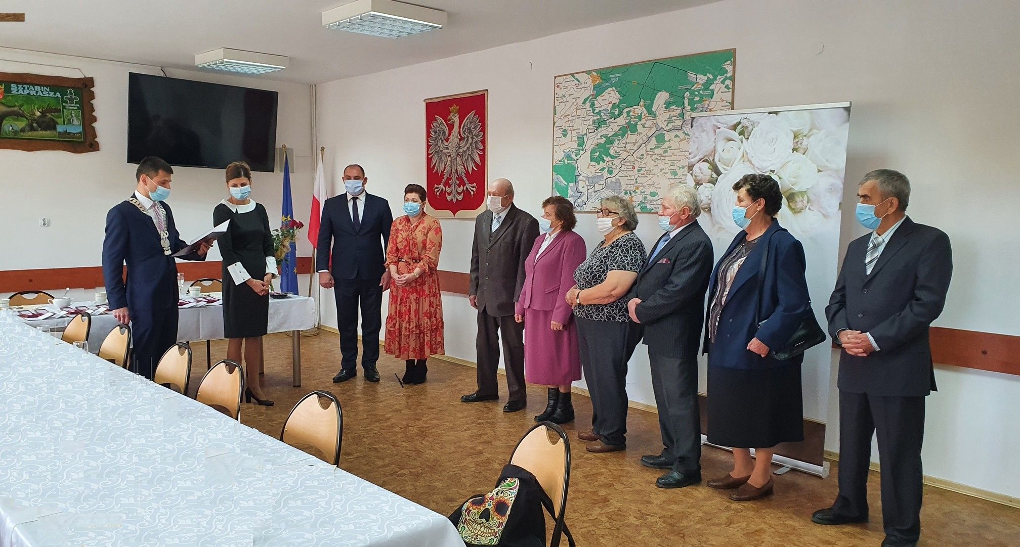 19 października 2020 r. w Urzędzie Gminy Sztabin odbyła się uroczystość uhonorowania mieszkańców ...